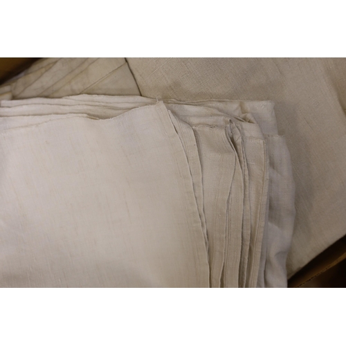 615 - A box of eight French Provincial sheets