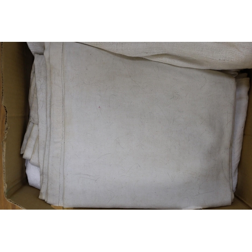 615 - A box of eight French Provincial sheets