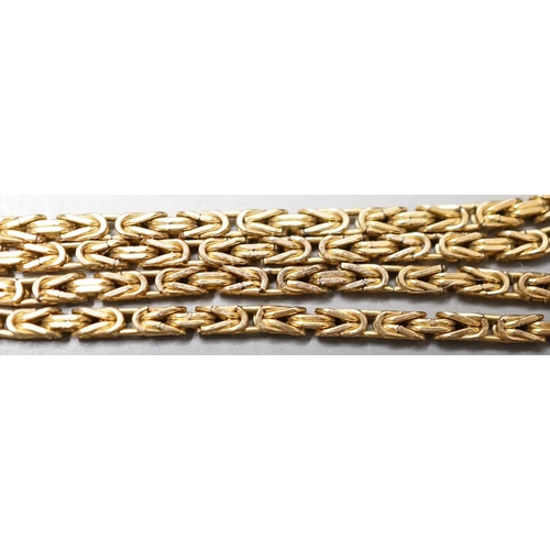 937 - A modern 9ct gold chain, 61cm, 14.5 grams.