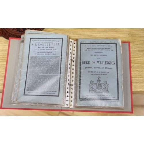 327 - ° ° Wellington related works - Wright, Rev. G.N - Life and Campaigns of Arthur, Duke of Wellington, ... 