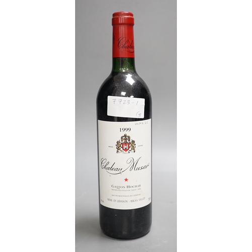 1290 - One bottle of Chateau Musar 2005 and four bottles of Chateau Musar 2009