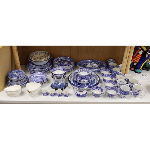 1406 - A mixed quantity Italian Spode pattern tableware