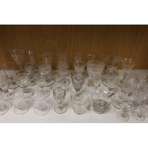 1442 - A selection of Victorian and later glassware