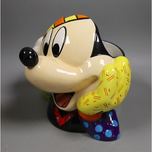 1458 - Romero Britto (Brazilian, 1963-), a ceramic Mickey Mouse cookie jar