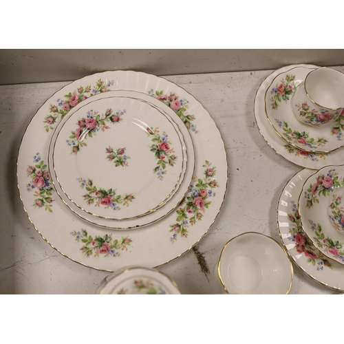 1537 - A Royal Albert Moss Rose tea service