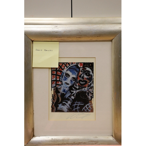 1557 - A collection of mostly framed autographs to include an event card from Elton John, 25 March 1994 sig... 