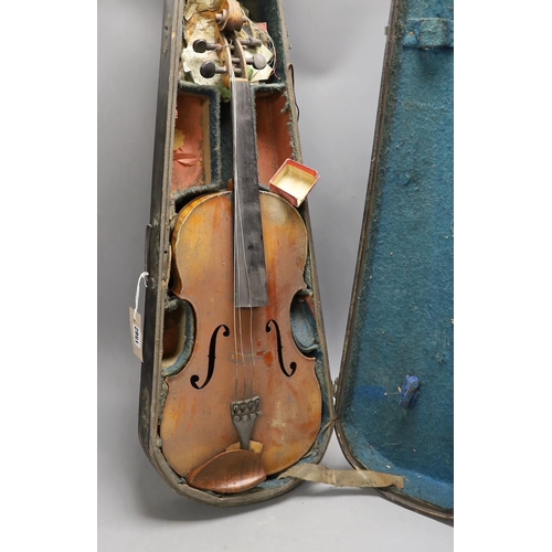 1562 - A late 19th century French Viola with 16in. back