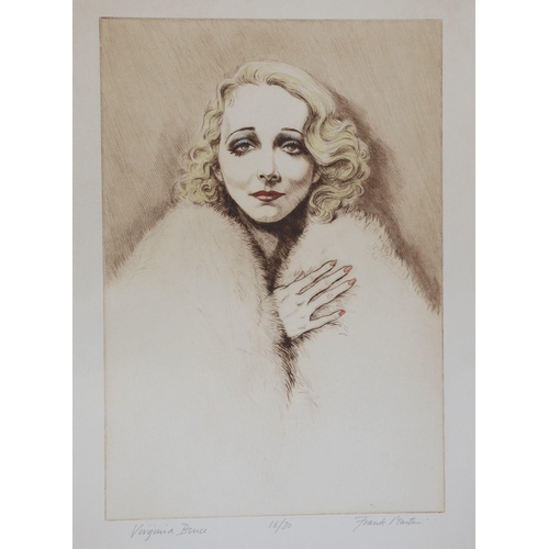 1724 - Frank Martin (1921-2005), five limited edition prints, Portraits of Vera Zorina, Elissa Laudi, Dolor... 