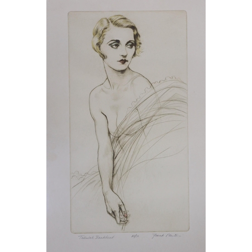 1724 - Frank Martin (1921-2005), five limited edition prints, Portraits of Vera Zorina, Elissa Laudi, Dolor... 