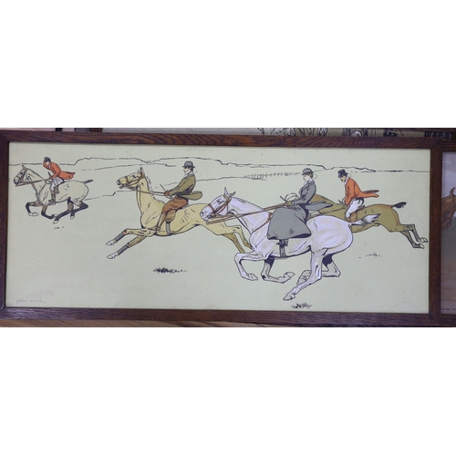 1728 - Cecil Aldin and Lionel Edwards, seven assorted colour prints, Hunting and coaching scenes, largest 2... 