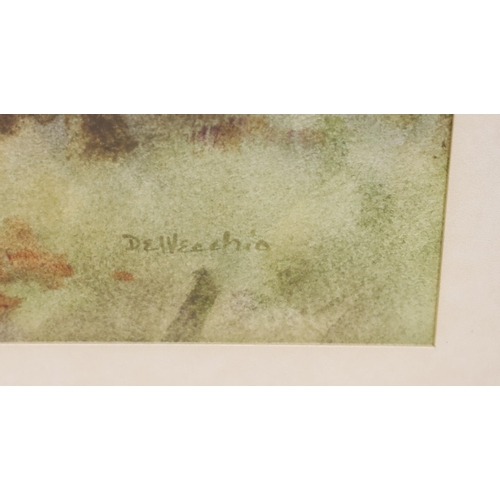 1753 - Phyllis Del Vecchio (American Contemporary), watercolour, 'Autumn', signed, 38 x 55cm