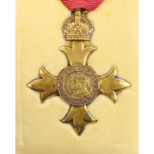 1597 - A cased O.B.E. Medal