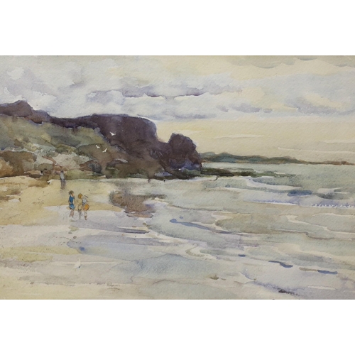 1650 - Andrew Archer Gamley, R.S.W. (1869-1949), watercolour, 'West Shore, Gullane', signed, 27 x 39cm... 