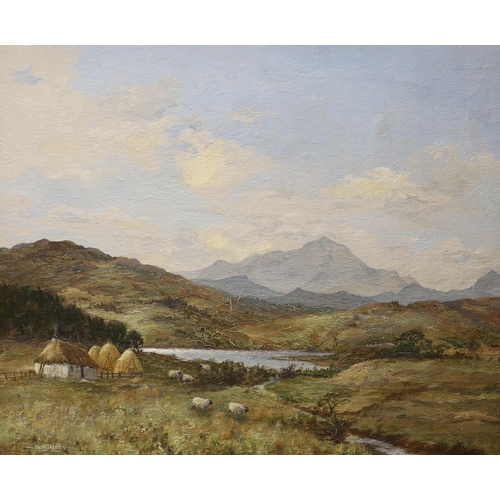 1657 - W. Wilson (c.1900), oil on canvas, 'Ben Cruachan', signed, 50 x 60cm