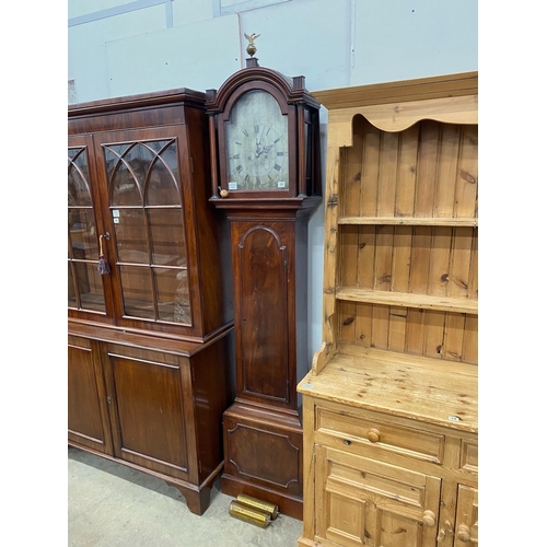 13 - A George III mahogany eight day longcase clock, marked Miller of London, height 222cm