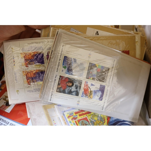 312 - A quantity of stamps in albums, to include New Zealand etc.