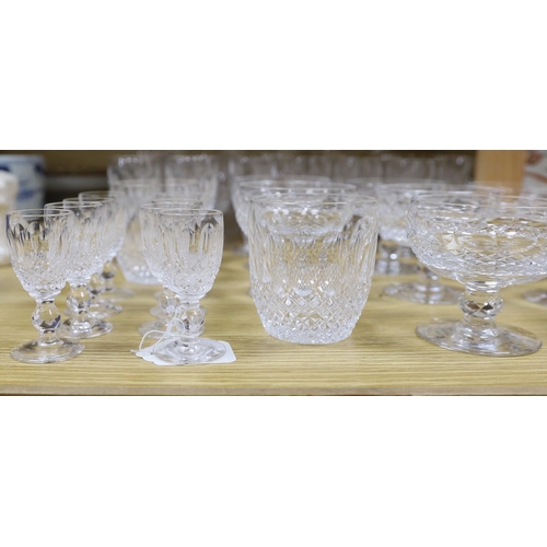 325 - A suite of Waterford Colleen pattern glass