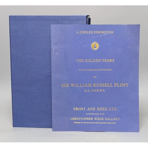 368 - ° ° Flint, Sir William Russell - In Pursuit, an Autobiography, 4to, one of 150, signed, in original ... 