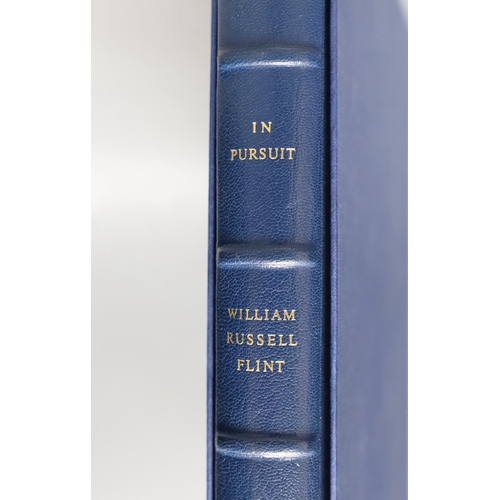 368 - ° ° Flint, Sir William Russell - In Pursuit, an Autobiography, 4to, one of 150, signed, in original ... 