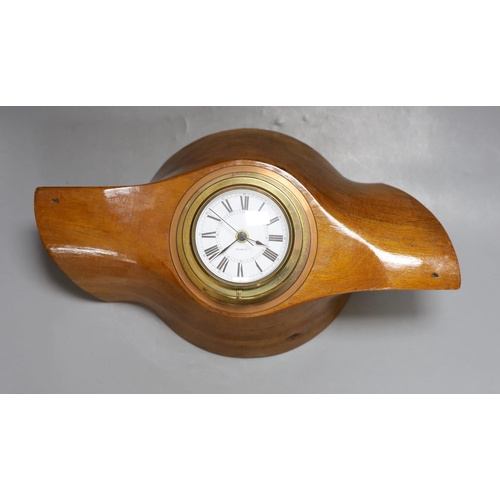 427 - A Sopwith Camel plane propeller timepiece