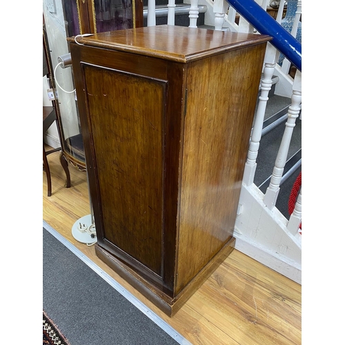 98 - A Victorian mahogany twelve drawer collectors' chest, width 55cm, depth 55cm, height 104cm