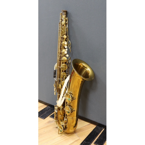 446 - A cased Selmer Pennsylvania special tenor saxophone