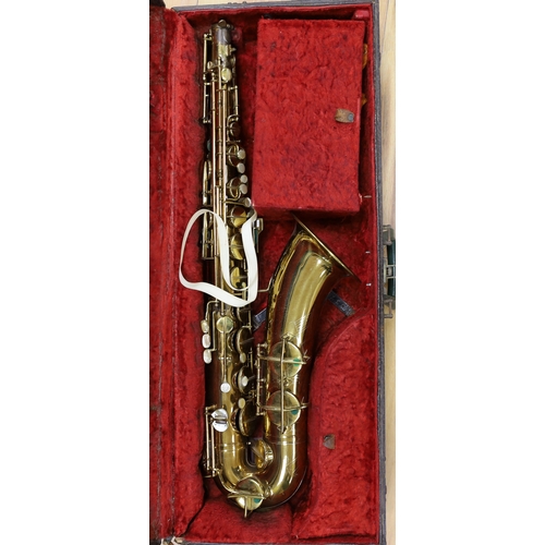 446 - A cased Selmer Pennsylvania special tenor saxophone