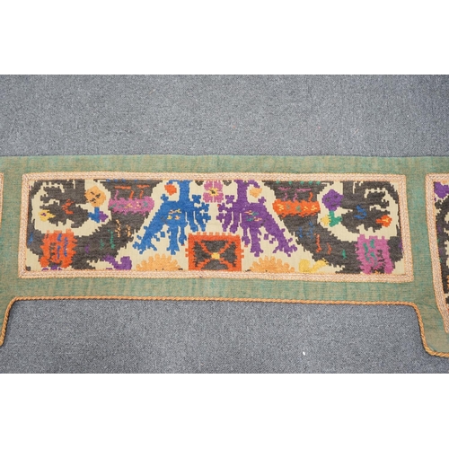 1144 - A 1920's English needlework pelmet