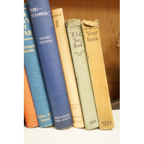 1260 - ° ° BBC history - a collection of signed books, (15), mainly 1940's -50's, with presentation inscrip... 