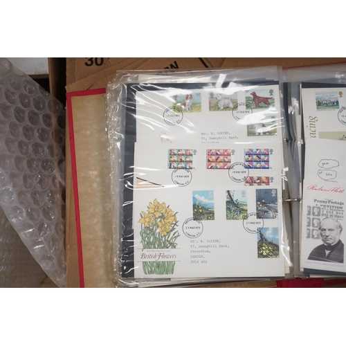 1280 - A box of first day covers