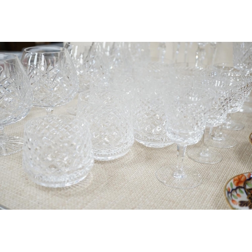 1324 - A part suite of Waterford drinking glassware in Alana pattern and others