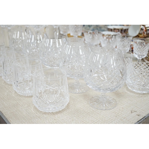 1324 - A part suite of Waterford drinking glassware in Alana pattern and others