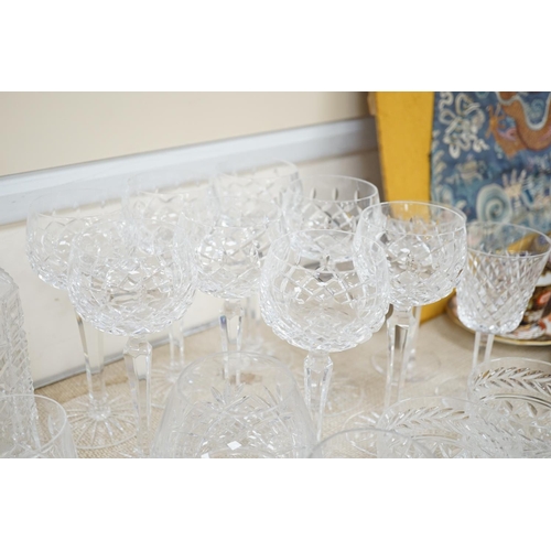 1324 - A part suite of Waterford drinking glassware in Alana pattern and others