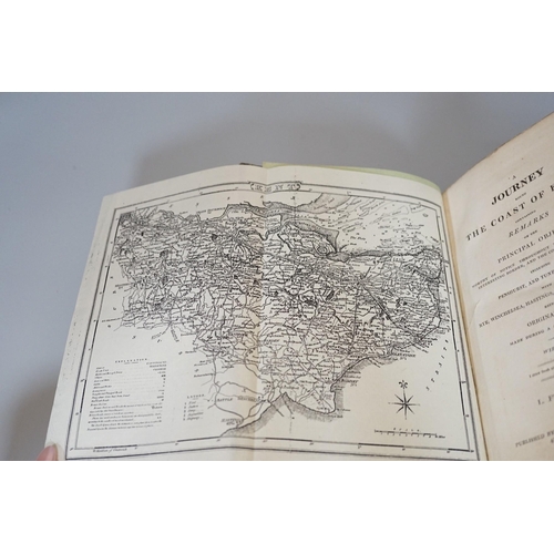 324 - Fussell, L.A. - Journey Round the Coast of Kent, 8vo, rebound, facsimile folding map, Baldwin, Cradd... 