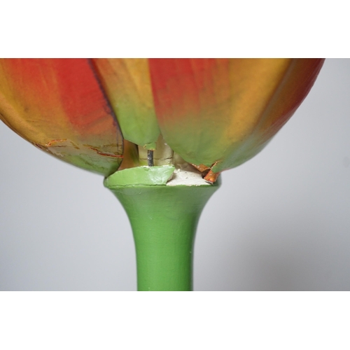 335 - Scientific Brendel model of a tulip, 52cm