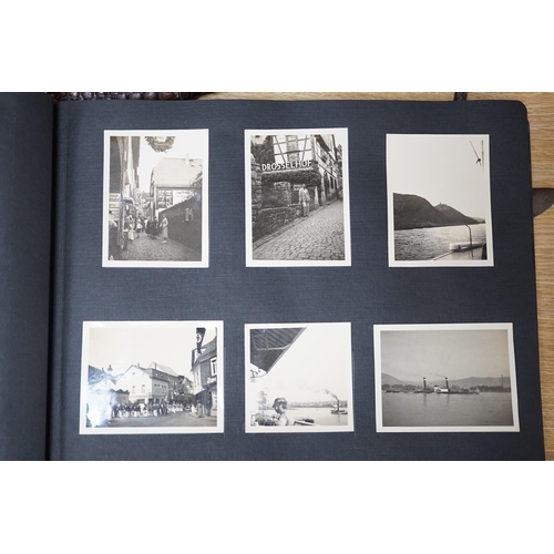 350 - An English photograph album with photos of a holiday to Germany in August 1936.