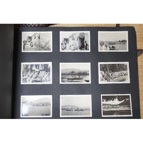 350 - An English photograph album with photos of a holiday to Germany in August 1936.