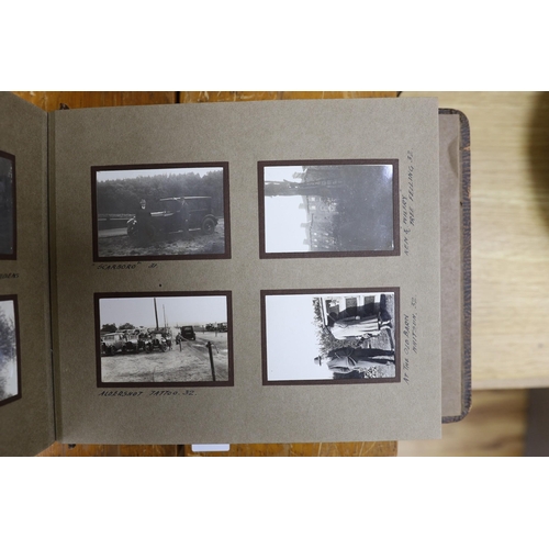 373 - Six photograph albums and photographic slides, c.1907-1930s