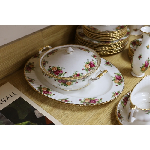 388 - An extensive Royal Albert Old Country Roses part dinner tea and coffee service