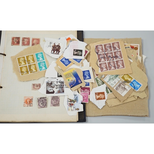 436 - World stamps in 7 albums and stock books, A Barbados cover and other covers