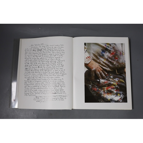 437 - Hans Falk A Years Work 1985-86 catalogue, published by Edition Artefides Luzern in cloth binding ... 