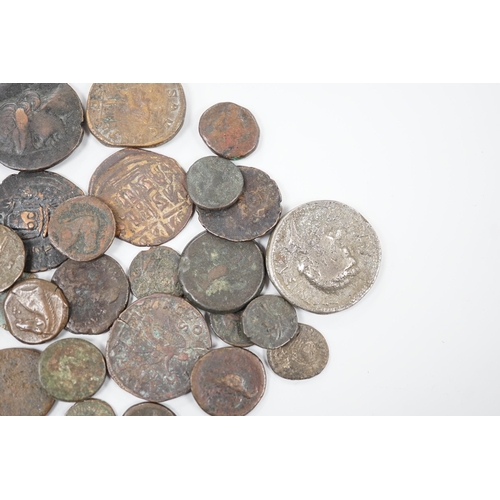 461 - A selection of mixed Roman and later coins