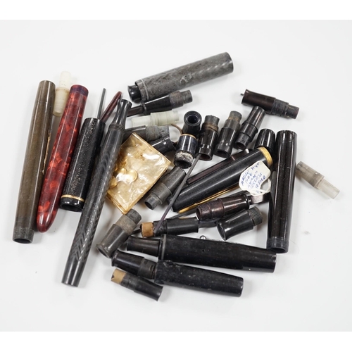 471 - Fountain pen repairer's workshop spare parts, a large quantity