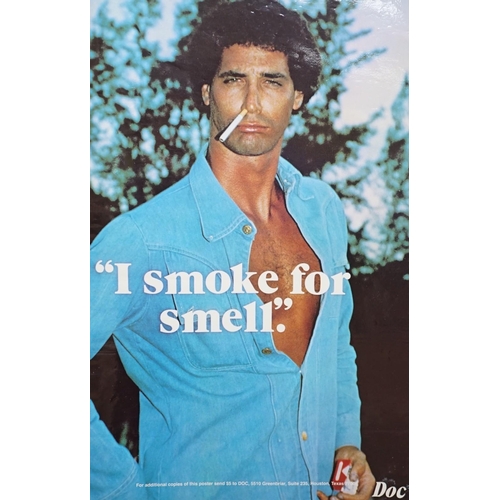 477 - A large quantity of health education posters from the 1960's onwards, to include smoking, HIV and he... 