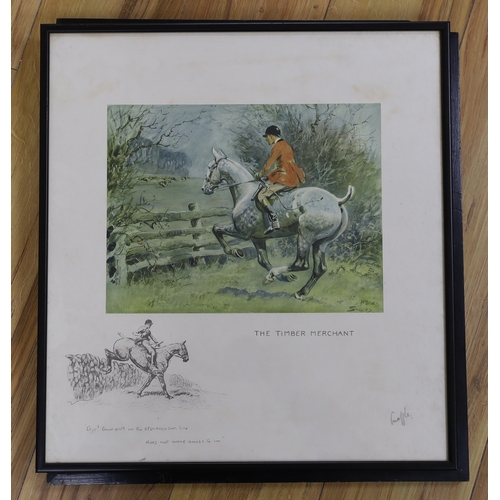 704 - Charles Johnson Payne (Snaffles) five coloured prints, signed in pencil and bit proof stamped two ot... 