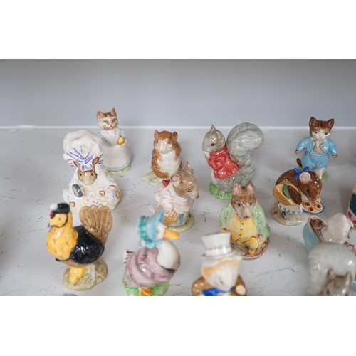 1366 - A collection of 24 Beswick Beatrix Potter porcelain animals