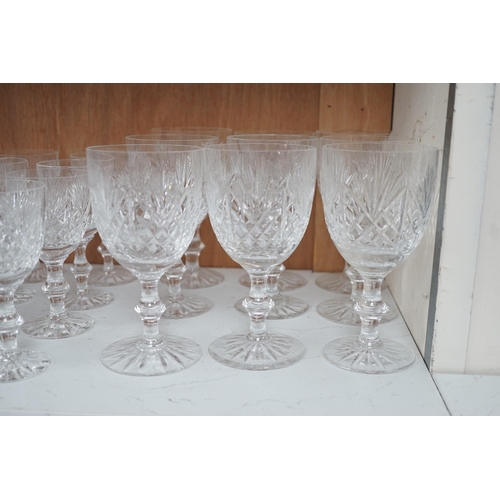 1389 - A part suite of Edinburgh Crystal wine glasses