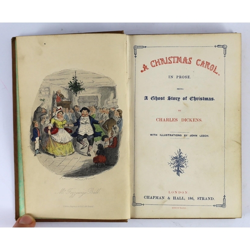 11 - ° ° Dickens, Charles - A Christmas Carol, in Prose, Being a Ghost Story of Christmas, 1st edition, 1... 