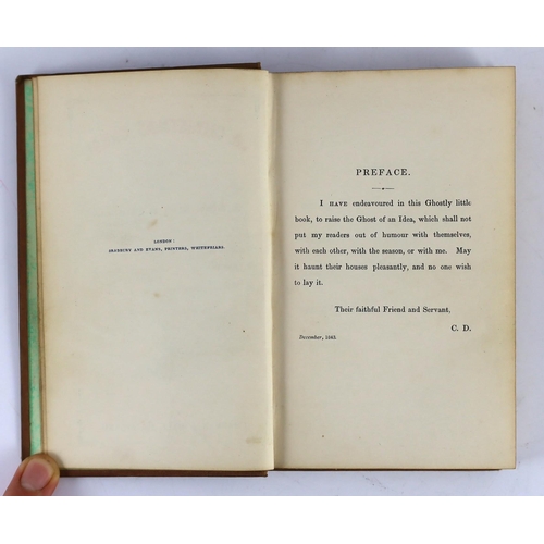 11 - ° ° Dickens, Charles - A Christmas Carol, in Prose, Being a Ghost Story of Christmas, 1st edition, 1... 