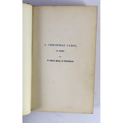 11 - ° ° Dickens, Charles - A Christmas Carol, in Prose, Being a Ghost Story of Christmas, 1st edition, 1... 